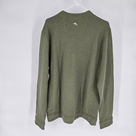 Tommy Bahama Reversible Henley Cotton Dexter Kill Shirt Mens Size Medium NEW - Picture 5 of 11